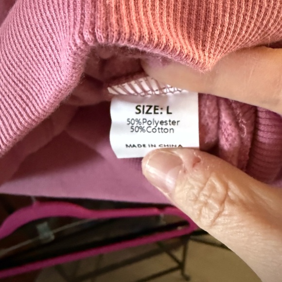 Pink Quarter-Zip Pullover - Picture 5 of 5